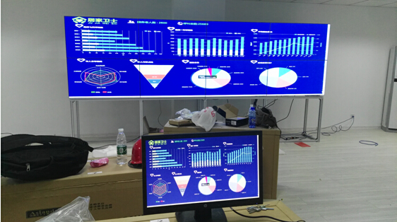 雅迅达液晶拼接屏案例